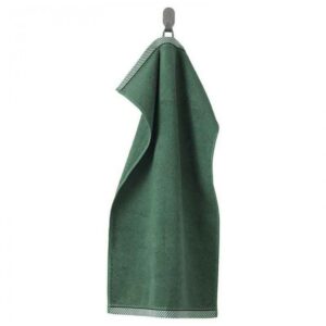 حوله دست ایکیا مدل VIKFJÄRD سایز 40x70 سانتی متر رنگ سبز