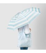 چتر ایکیا مدل KNALLA راه راه آبی سفید - تصویر 4