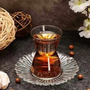 استکان نعلبکی پاشاباغچه مدل سلاله کد ۹۶۶۲۱